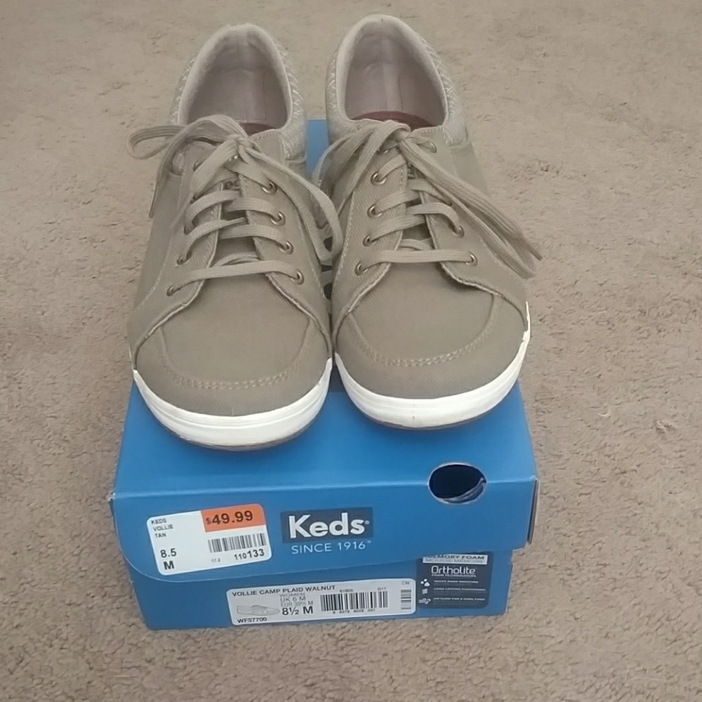 Keds Vollie Camp Plaid Walnut Shoes